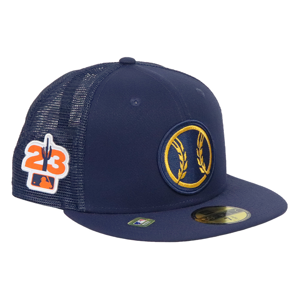 ニューエラ メッシュキャップ 59FIFTY MLB NEW ERA メンズ レディース ベースボールキャップ ブランド ロゴ 帽子 スプリングトレーニング メジャーリーグ 野球｜99headwearshop｜03