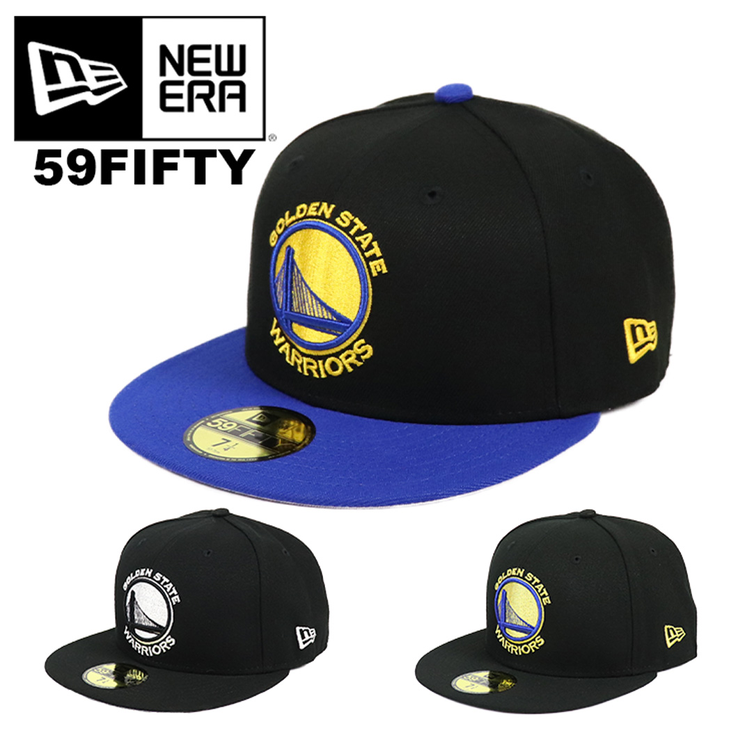 ニューエラ キャップ メンズ 59FIFTY ゴールデンステート・ウォリアーズ 帽子 NEW ERA MEN'S NBA ベースボールキャップ