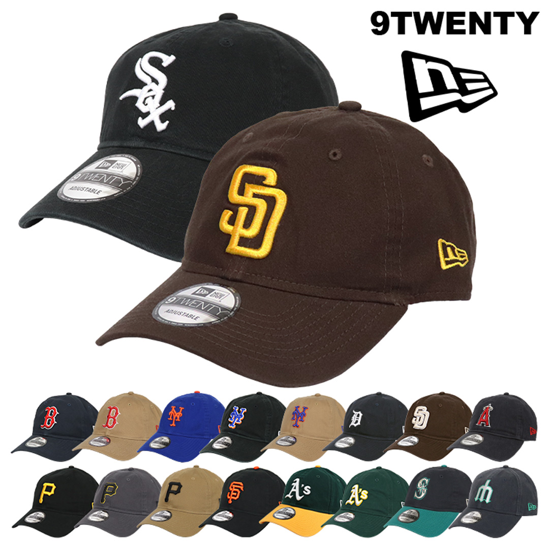 ニューエラ キャップ メジャーリーグ NEW ERA 9TWENTY メンズ レディース 帽子 ロゴ ベースボールキャップ レッドソックス エンゼルス  パドレス メッツ