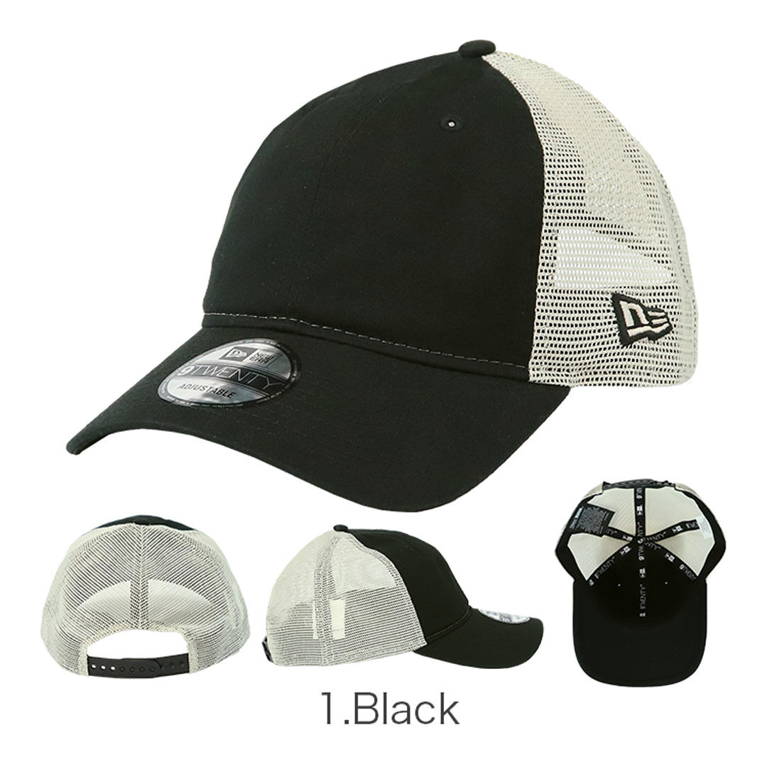 9TWENTY ニューエラ メッシュキャップ 無地 キャップ シンプル