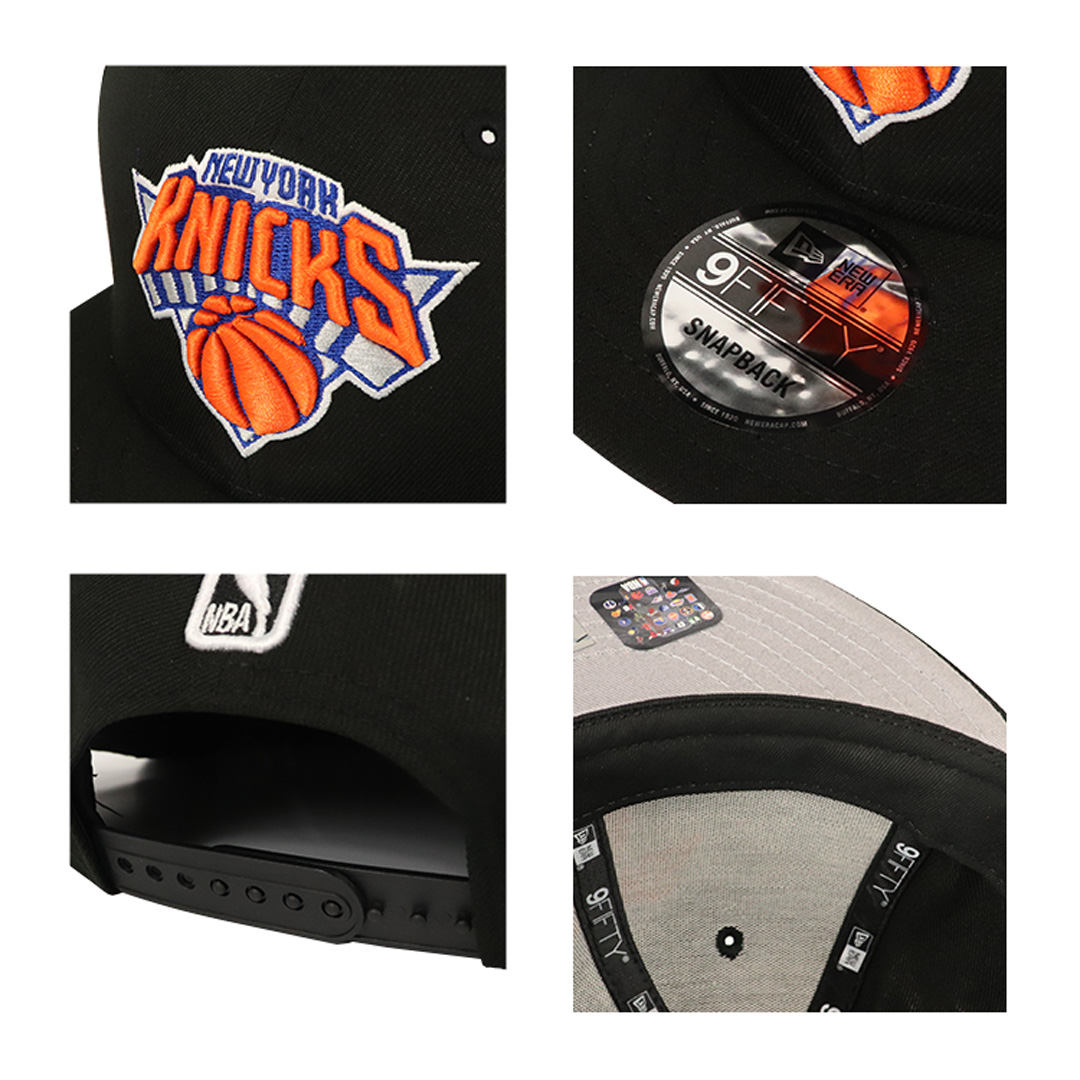 NBAニューヨークニックス new era キャップ Men's New Era Cap Black | Orange NY Knicks 9FIFTY NBA | eBay