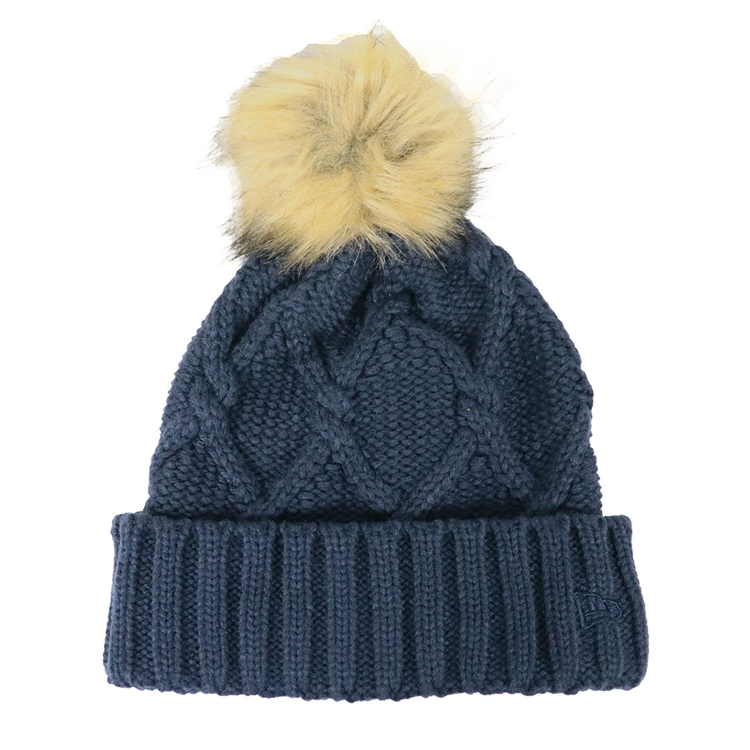 NEW ERA（ニューエラ） ニットキャップ ニット帽 ポンポン 無地