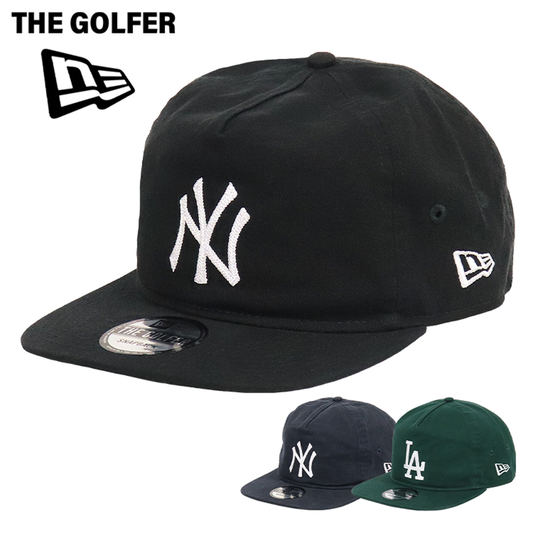 ニューエラ キャップ THE GOLFER ニューヨーク・ヤンキース ドジャース MLB NEW ERA メンズ レディース 帽子 ブランド NY  LA ロゴ ベースボールキャップ 野球