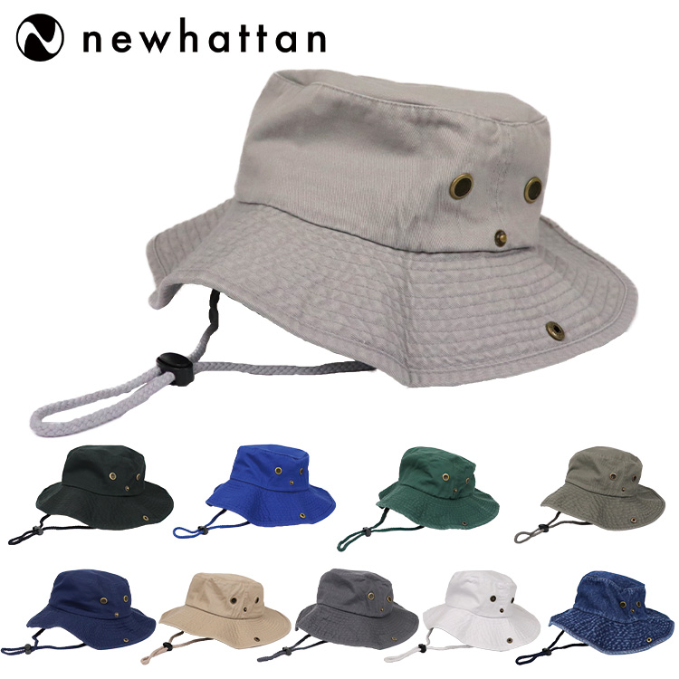 ニューハッタン サファリハット アドベンチャーハット メンズ レディース Newhattan アウトドア 帽子 :nhsafari:99  HEADWEAR SHOP 通販 