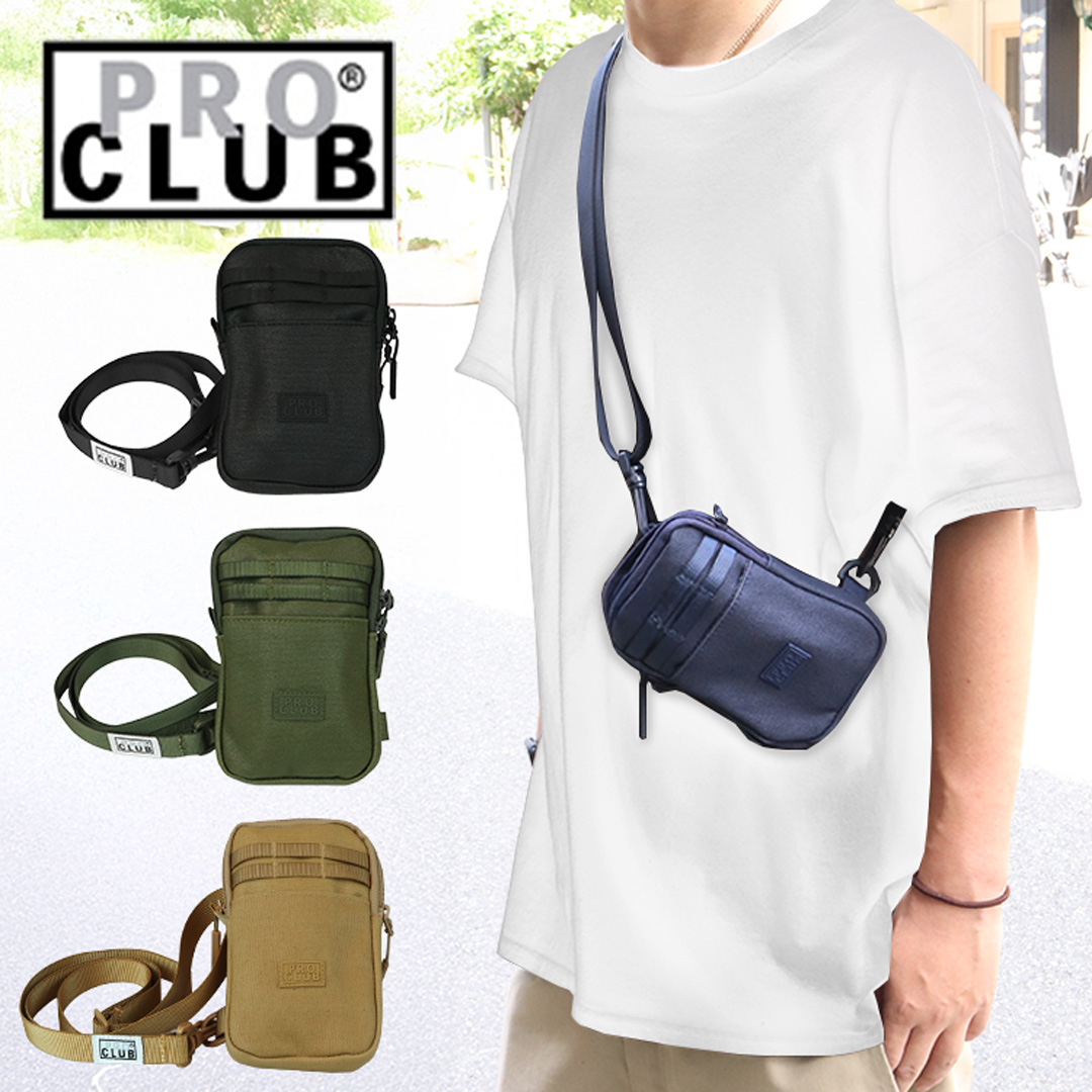 【激レア】PROCLUB プロクラブ ショルダーバック バック 黒 ブラック 激レア】PROCLUB プロクラブ ショルダーバック バック 黒