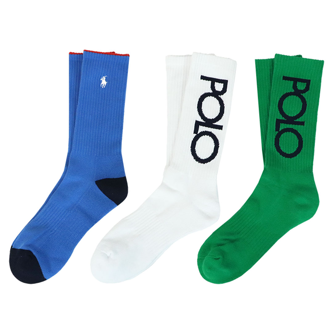 POLO RALPH LAUREN（ポロ・ラルフローレン） 3足セット ソックス