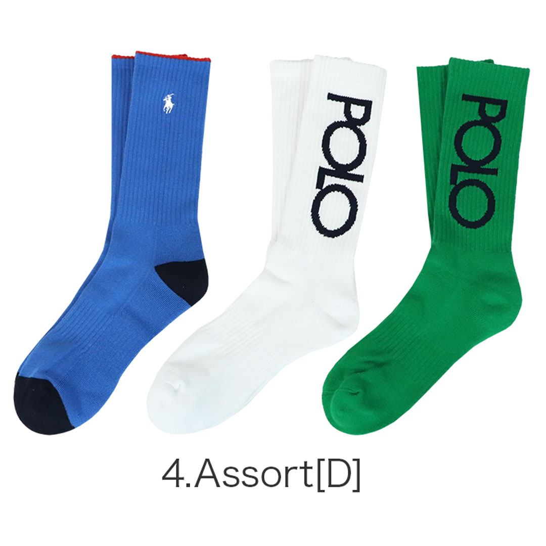 POLO RALPH LAUREN（ポロ・ラルフローレン） 3足セット ソックス