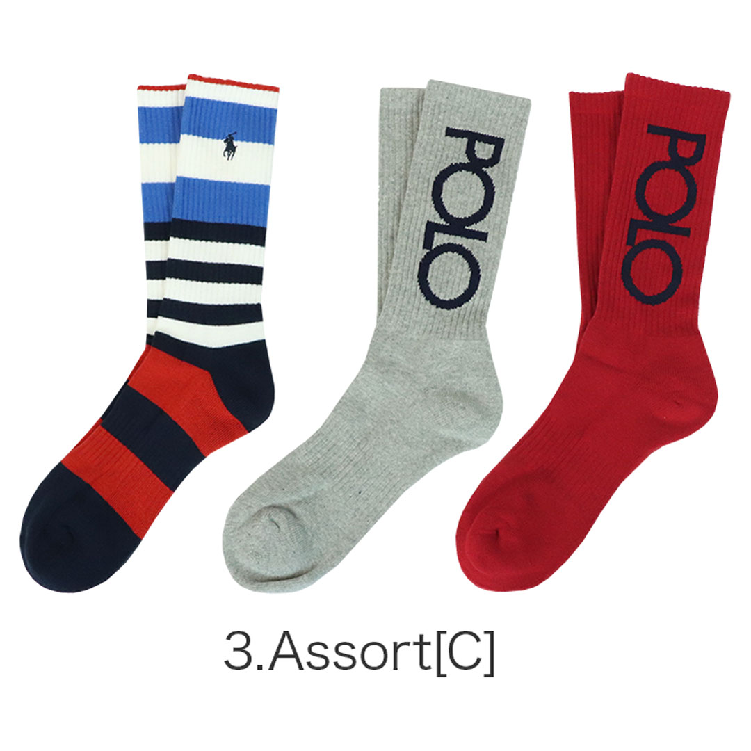 POLO RALPH LAUREN（ポロ・ラルフローレン） ワケありアウトレット 3足