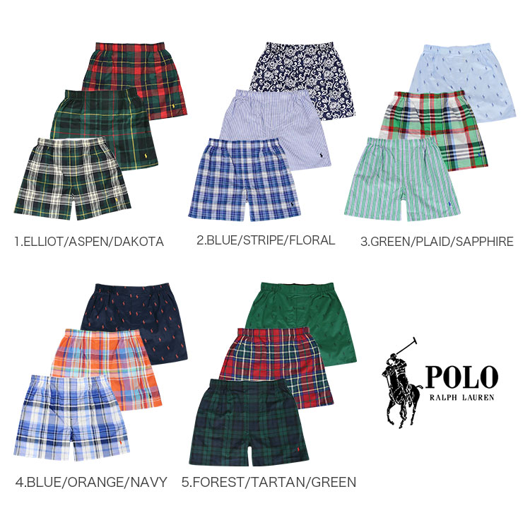 POLO RALPH LAUREN 3枚組 ポロ・ラルフローレン トランクス