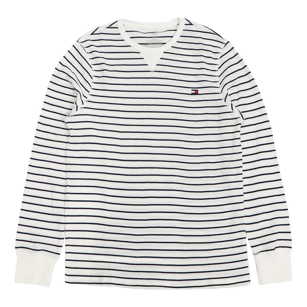 トミーヒルフィガー ロンT サーマル ボーダー 長袖Ｔシャツ ロングTシャツ メンズ レディース TOMMY HILFIGER