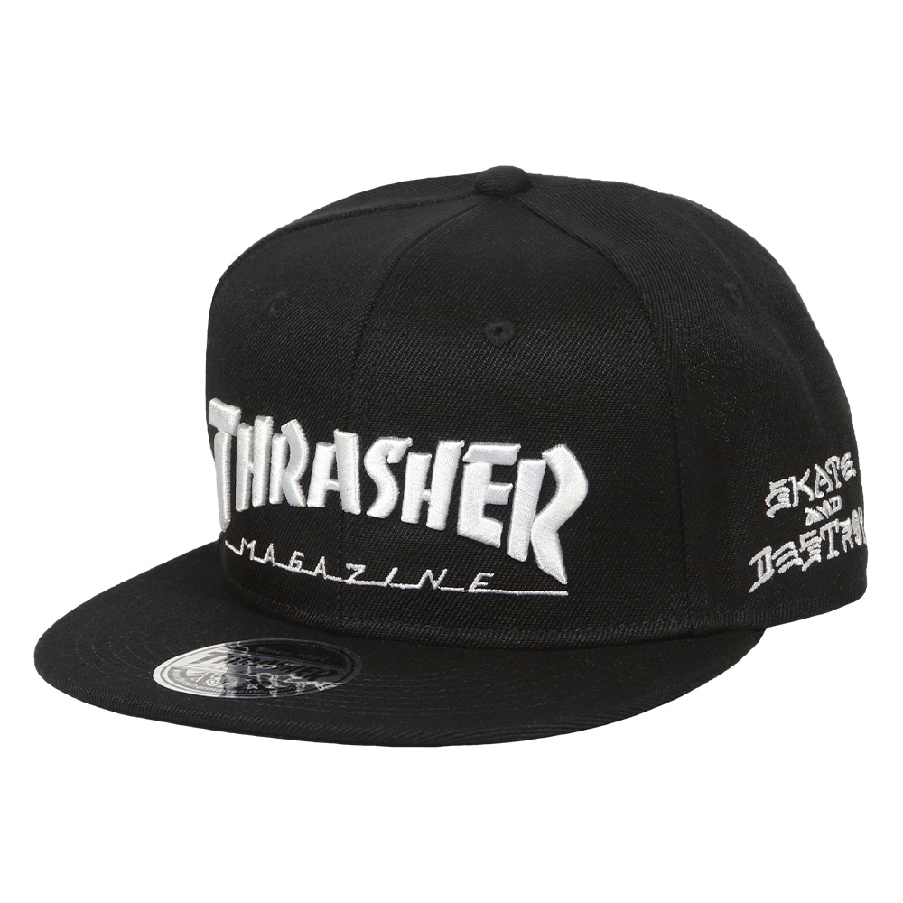 スラッシャー キャップ メンズ レディース THRASHER ベースボールキャップ ストリート ブランド ロゴ マグロゴ 帽子 スナップバック｜99headwearshop｜02