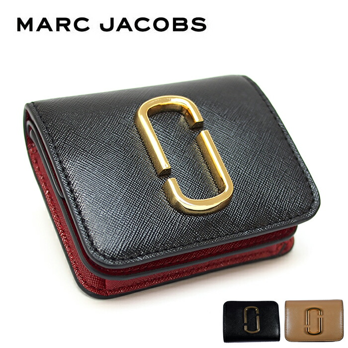 MARC JACOBS マークジェイコブス 二つ折り財布 S112L01PF21 全2色 スナップショット SNAPSHOT ミニ財布  マークジェイコブス 財布
