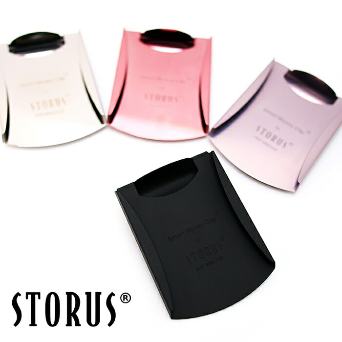 Storus ストラス スマートマネークリップ カードホルダー 全4色 財布 