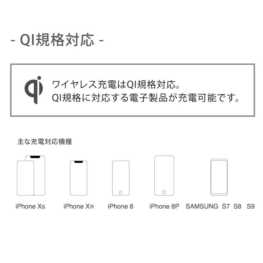 ココロ ビューティー アクトレス ミラー ワイヤレス充電器機能付き