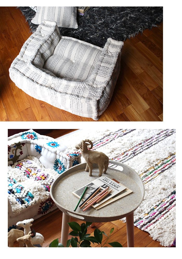 BMS キッズ ソファ ストライプ