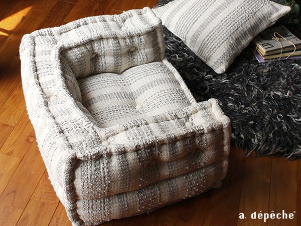 BMS キッズ ソファ ストライプ