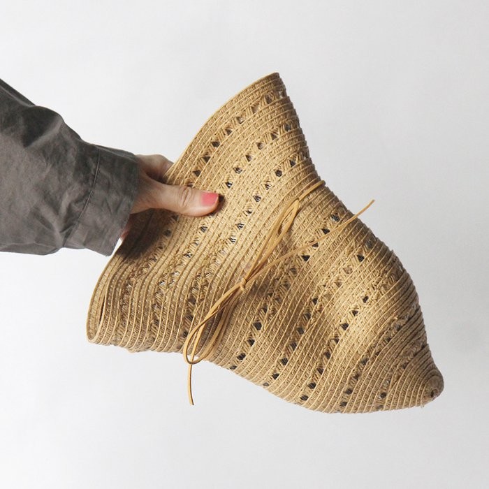 メッシュ フレア ハット