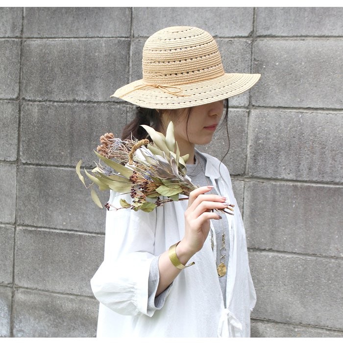 メッシュ フレア ハット