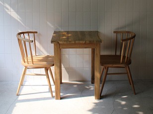 a.depeche（アデペシュ） ハーフラウンドチェア スポークチェア 無垢材