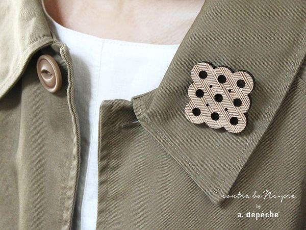 a.depeche（アデペシュ） ミュージアムフォーミーブローチ ホール