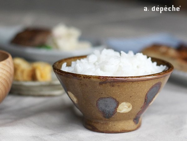 a.depeche 茶碗 オトハ ボウル 山 美濃焼 陶器 直径11.3cm 日本製 無地
