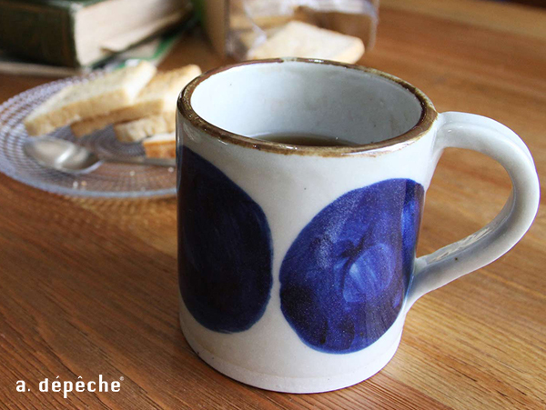 a.depeche（アデペシュ） マグ オトハ 茄子 マグカップ 240ml 美濃焼