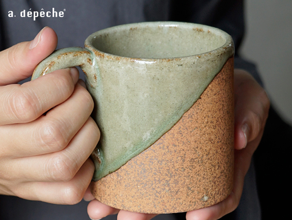 a.depeche（アデペシュ） マグ オトハ 生姜 マグカップ 240ml 美濃焼