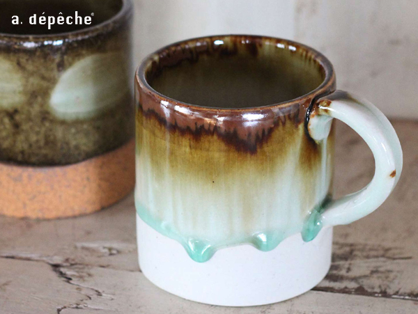 a.depeche（アデペシュ） マグ オトハ 醤油 マグカップ 美濃焼 陶器