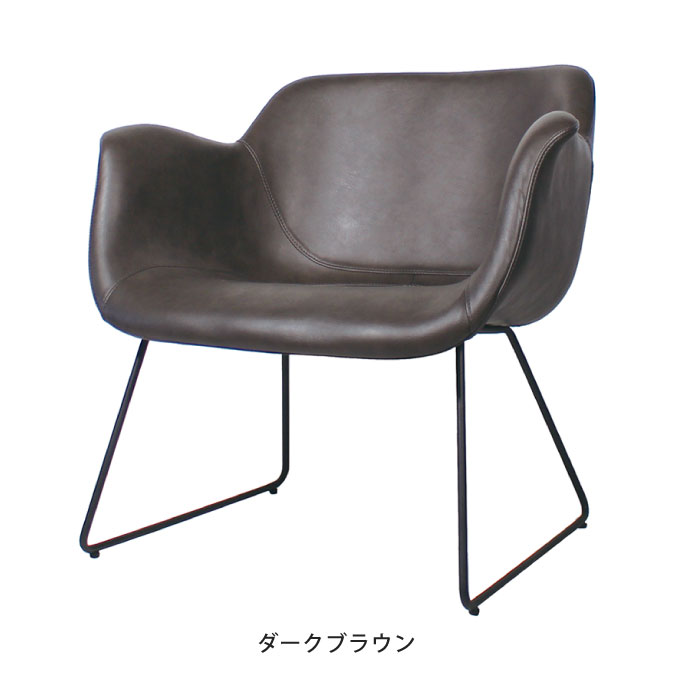 a.depeche（アデペシュ） ラウンジチェア PU レザー 合皮 ソファ 1人