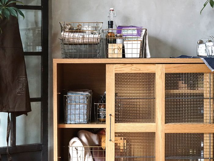 スチール ストレージ バスケット 005 steel storage basket 横幅17cm