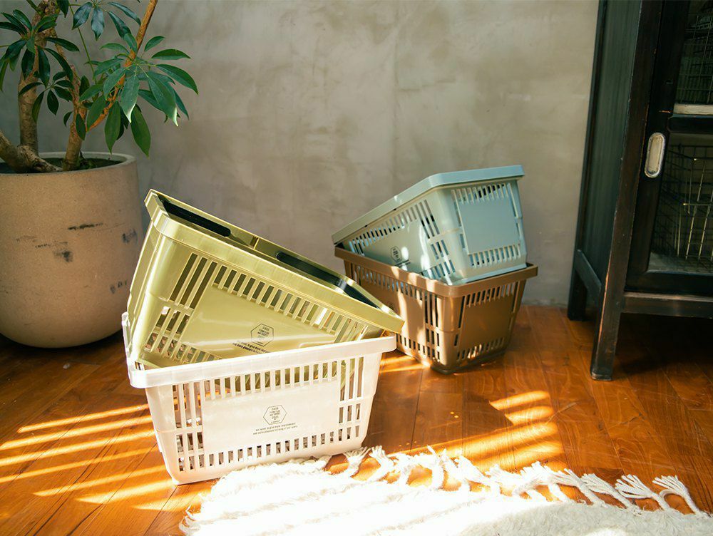 a.depeche 買い物かご ストッケージ バスケット stockage basket a.depeche 買い物かご ストッケージ バスケット stockage basket