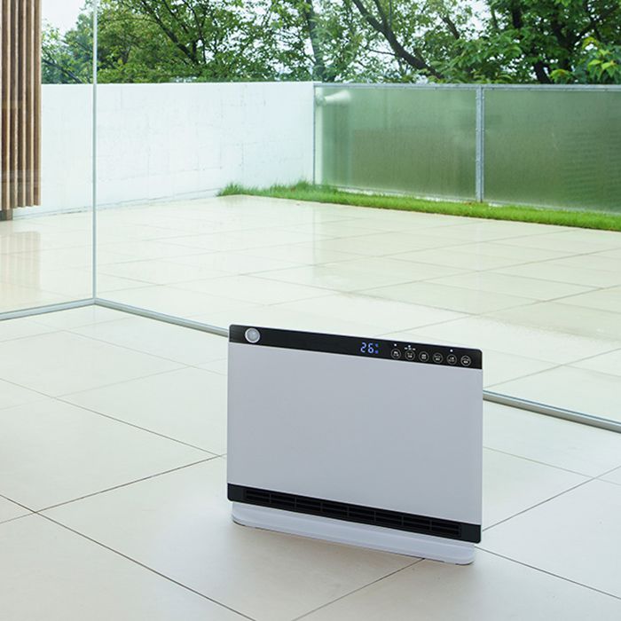 スリーアップ 人感/室温センサー付大風量パネルセラミックヒーター