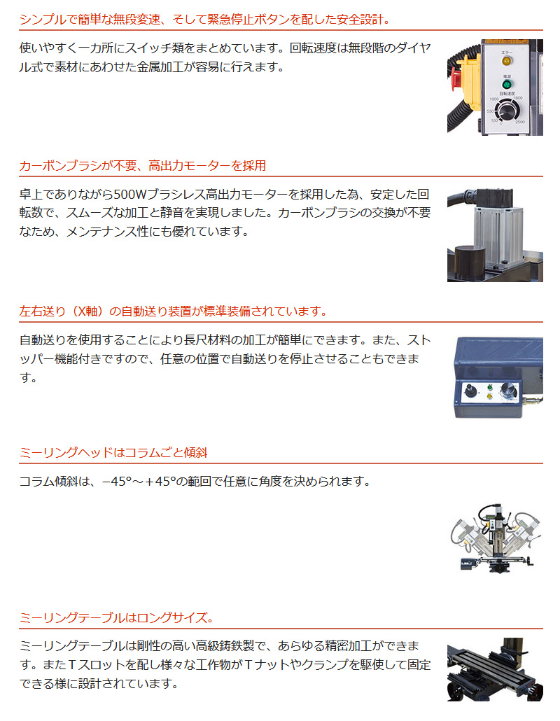 Mr.Meister ミスターマイスター 60875 精密卓上フライス盤