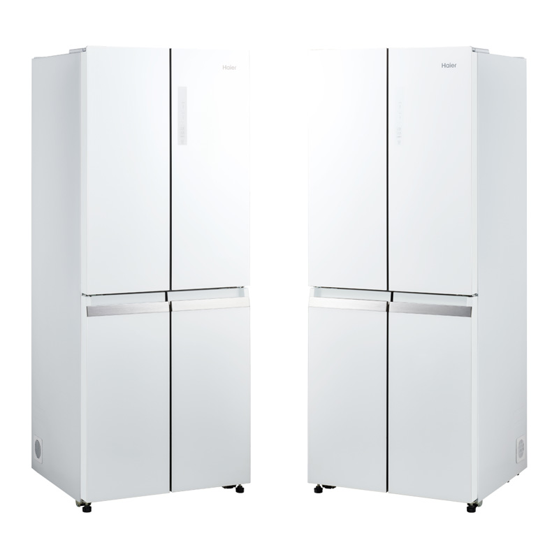 ハイアール 406L 4ドアファン式冷蔵庫 JR-NF406A(W) ホワイト 自動製氷 冷凍冷蔵庫 観音開き 大容量冷凍室 標準大型配送設置費込み 関西限定 ツーマン配送｜a-do｜09