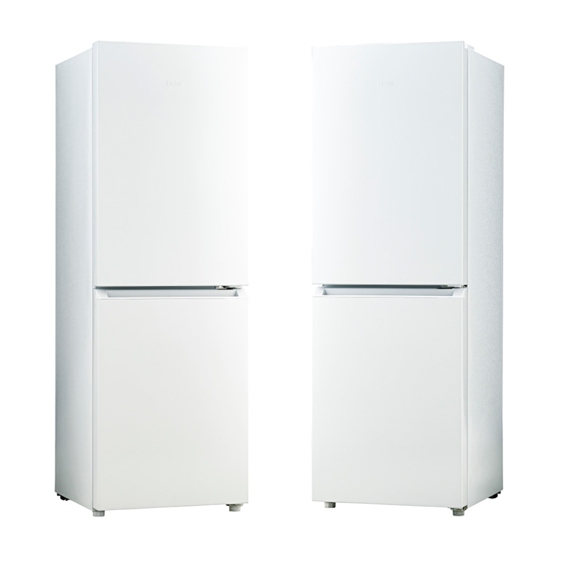 ハイアール 201L 2ドアファン式冷蔵庫 JR-M20A(W) スノーホワイト 冷凍冷蔵庫 右開き 大容量冷凍室 スリム 標準大型配送設置費込み  関西限定 ツーマン配送