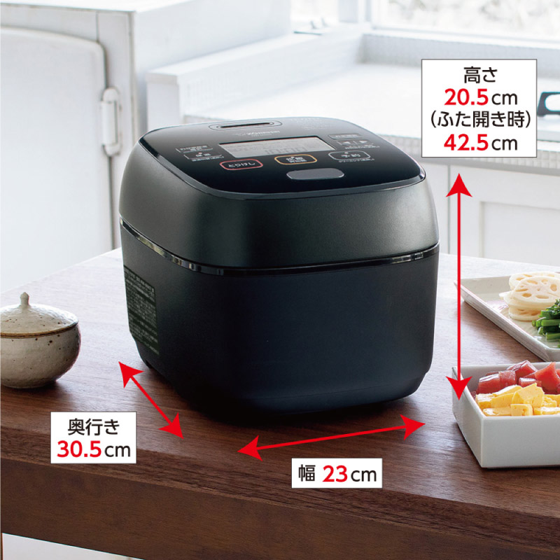 象印（ZOJIRUSHI） 圧力IH炊飯ジャー 極め炊き NW-MA07-BA ブラック 4