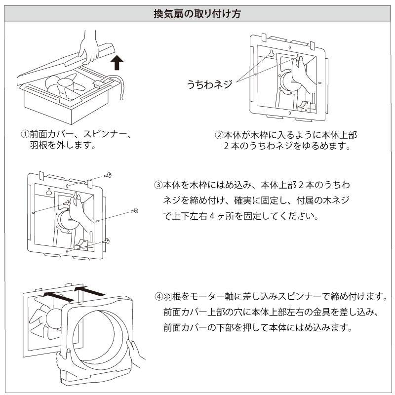 換気扇 キッチン 台所 一般換気扇 羽根径20cm YNK-20 引き紐スイッチ