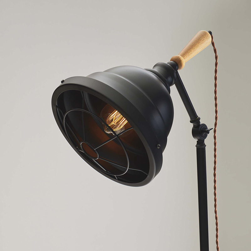 東谷 デスクライト E26口金 LED電球対応 LHT-737 1灯 アンティーク調