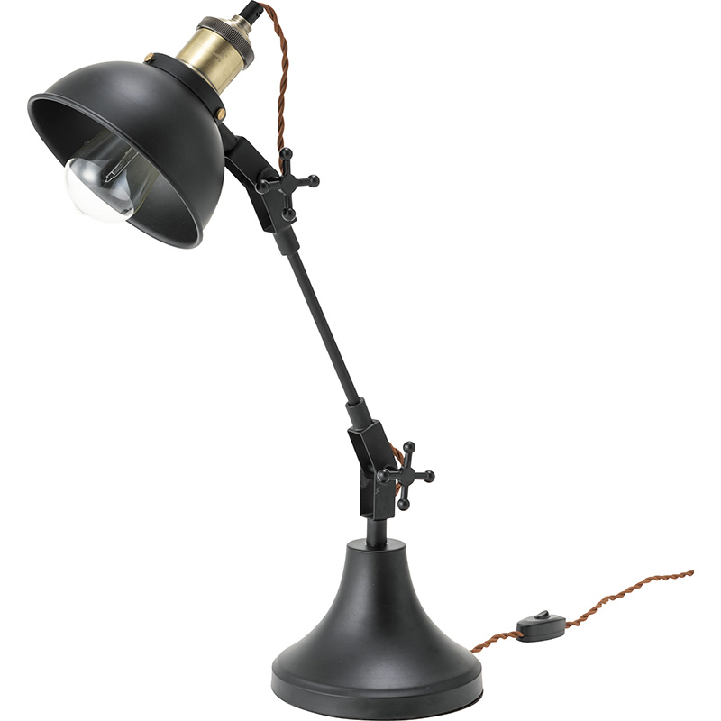 東谷 デスクライト E26口金 LED電球対応 LHT-737 1灯 アンティーク調