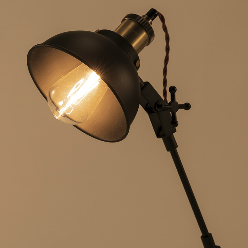 東谷 デスクライト E26口金 LED電球対応 LHT-737 1灯 アンティーク調