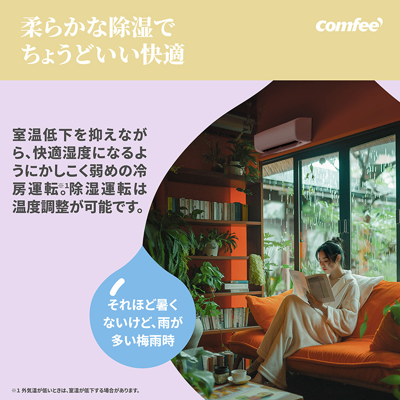 comfee ルームエアコン 主に 6畳 CYA-221C(W) 2.2kW ホワイト 単相100V 取り付け工事費別です cya221cw 美的 midea 関連画像1