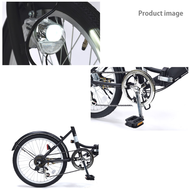 池商 MYPALLAS マイパラス 折りたたみ自転車 20インチ MF207 4カラー