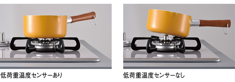 Siセンサーコンロ LPガス用 右強火