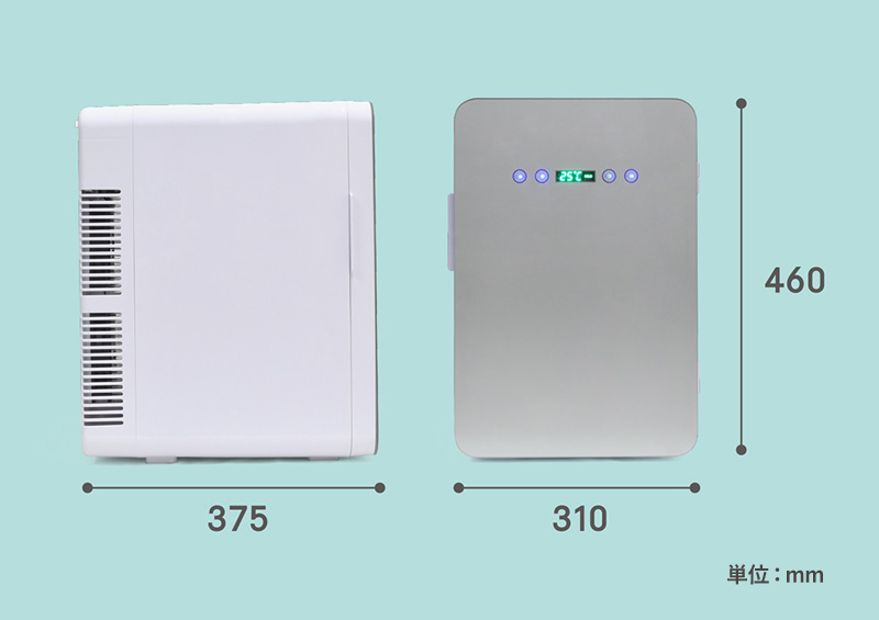 VERSOS（ベルソス） 24Lダブルペルチェ冷温庫 VS-440 ホワイト(WH