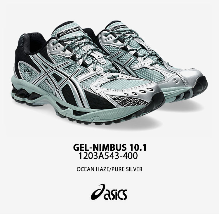 ASICS アシックス スニーカー GEL-NIMBUS 10.1 OCEAN SILVER