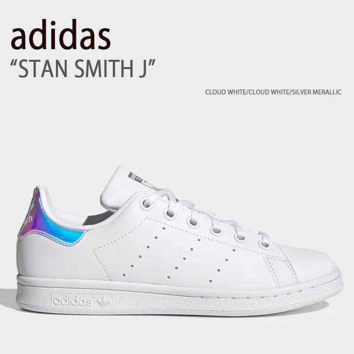 adidas アディダス スニーカー STAN SMITH J CLOUD WHITE SILVER