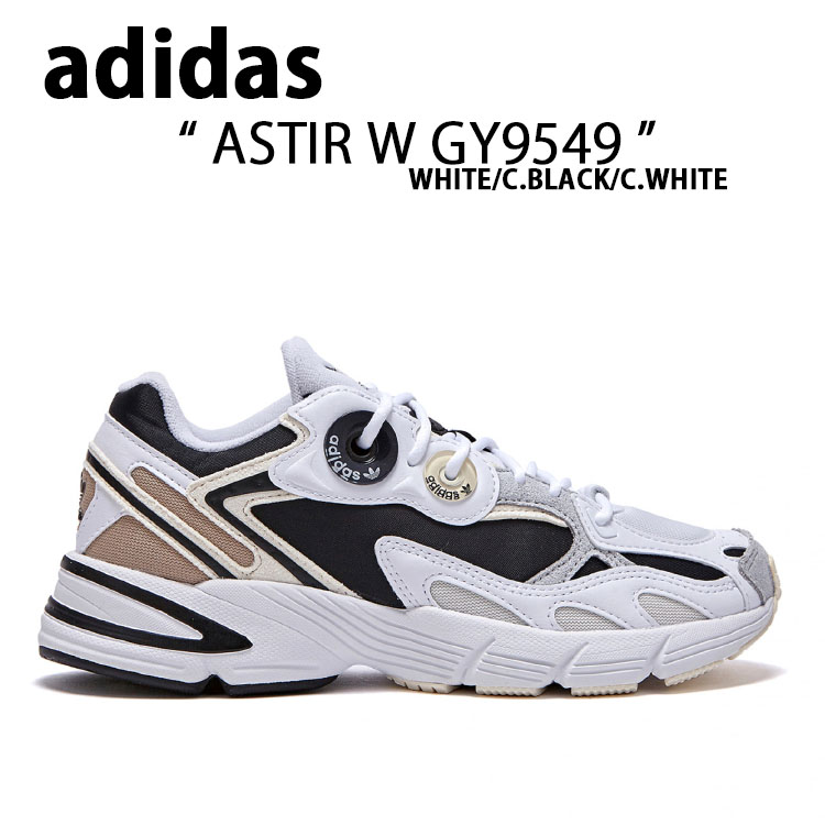 adidas（アディダス） スニーカーASTIR アスター GY9549 WHITE BLACK