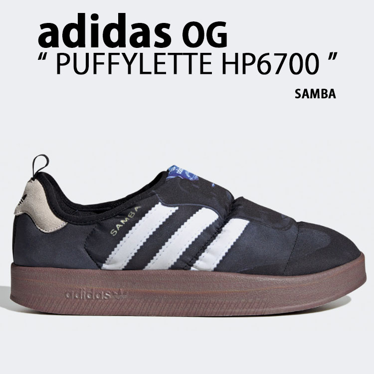 新品　adidas パフィレッタ HP6700 24.5センチ　ブラック adidas（アディダス） adidas originals スリッポン サンダル