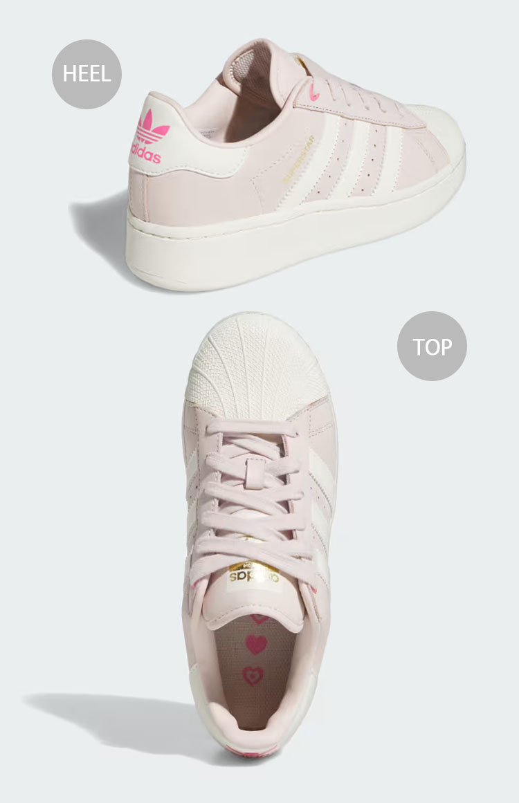 adidas アディダス スーパースター スニーカー グレー ピンク スエード ad-id1103-3.jpg