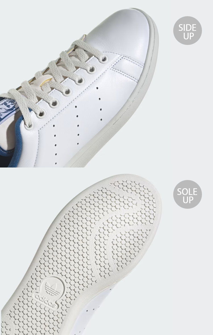 adidas スタンスミス / ホワイト:ブルー ID2006★正規品★ Amazon.co.jp: [アディダス] スタンスミス [STAN SMITH] フット
